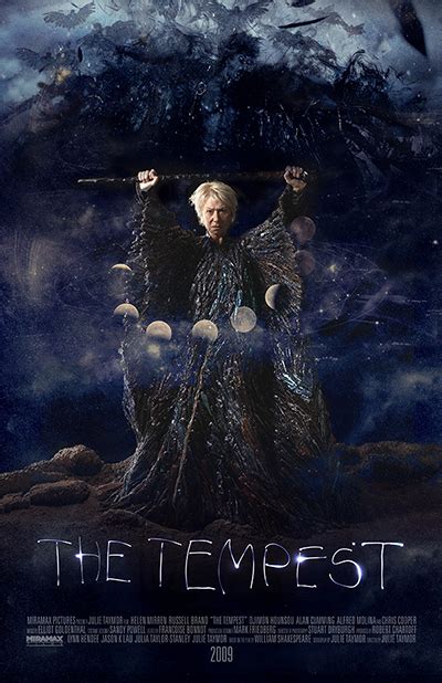 A sorceress uses her powers against shipwrecked enemies. The Tempest poster