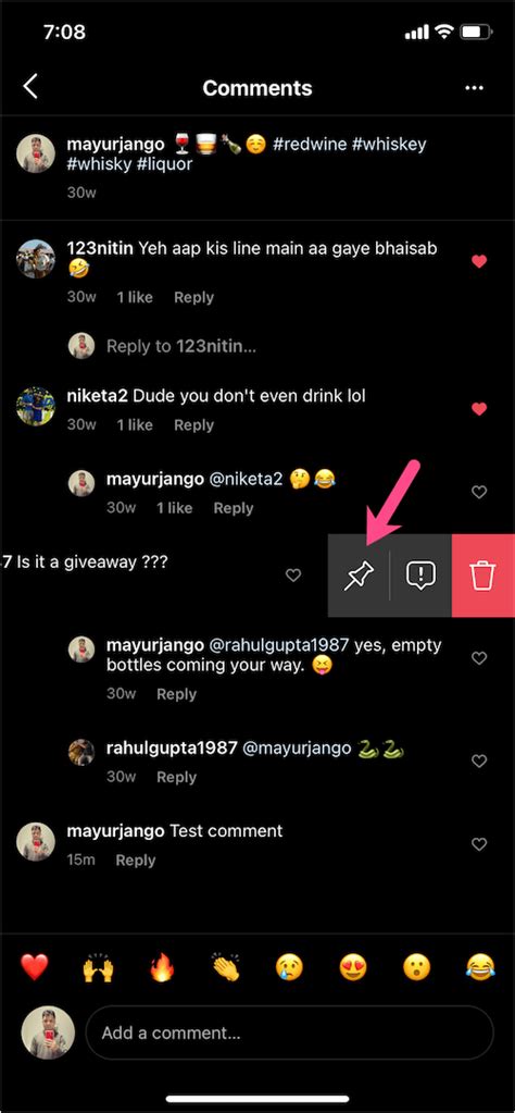 How To Pin Your Own Comment On Instagram Posts
