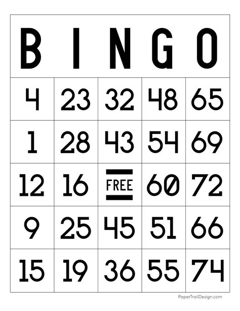 Free Printable Bingo Cards Artofit