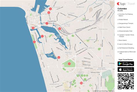 Colombo Printable Tourist Map Sygic Travel