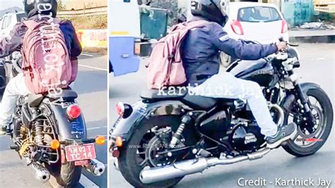 Hence royal enfield has a different segment of fan base around the world. 2021 Royal Enfield 650cc Cruiser on Video - Spotter shares ...