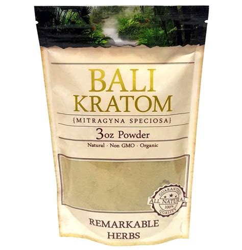 Buy Remarkable Herbs Bali Kratom Powder Kratom Library