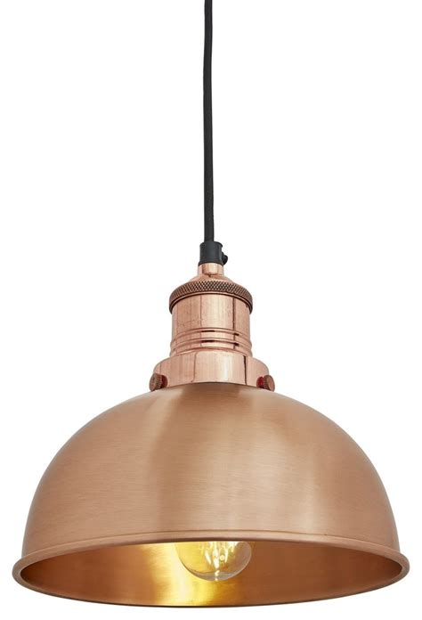 Brooklyn Dome Pendant 8 Inch Industrial Pendant Lighting By
