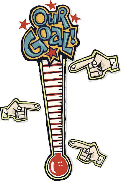 Fundraising Thermometer Illustrations Royalty Free Vector Graphics