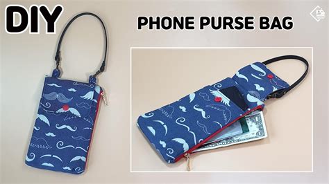 Diy Phone Purse Bag Free Pattern Zipper Pouch Sewing Tutorial