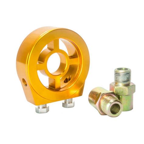 Universal Aluminum Oil Filter Sandwich Plate Adapter - JDM ...