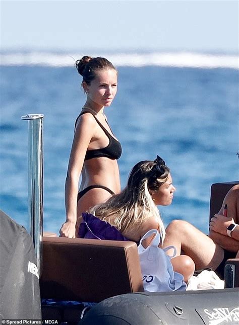 Thylane Blondeau Wows In A Black Bikini Before Packing On The PDA With Shirtless Babefriend Ben