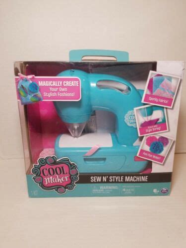 Cool Maker Sew N Style With Pom Pom Maker Used Toy Sewing Machine No Material Ebay