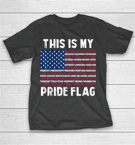 this is my pride flag usa us flag patriotic shirts woopytee