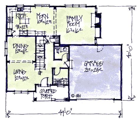 Spouses often prefer to have a bedroom on the first floor, away from the bedrooms of children, thus providing increased sound insulation for. Cottage Style House Plan - 4 Beds 2.5 Baths 2200 Sq/Ft ...