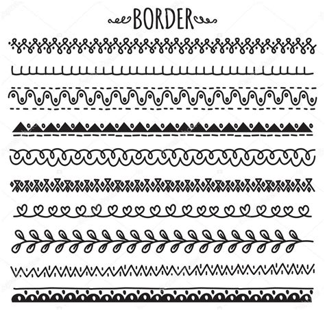 Decorative Borders Set — Stock Vector © Mhatzapa 81210662