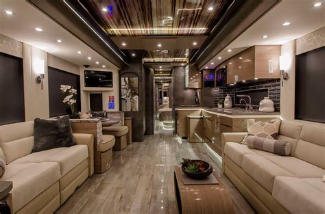 12 awesome rvs with bunkhouse floorplans. A $2 Million Porsche-Designed RV Has A Full Bedroom And ...