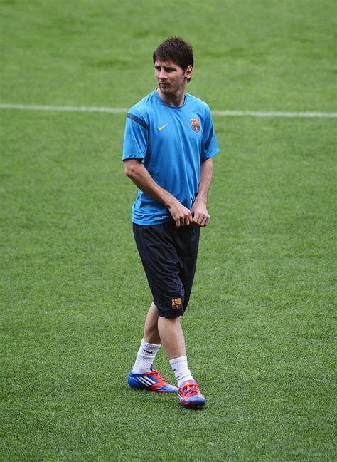 Lionel Messi Photos Fc Barcelona Training And Press Conference