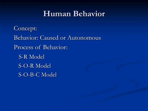 Ppt Human Behavior Powerpoint Presentation Free Download Id5807232