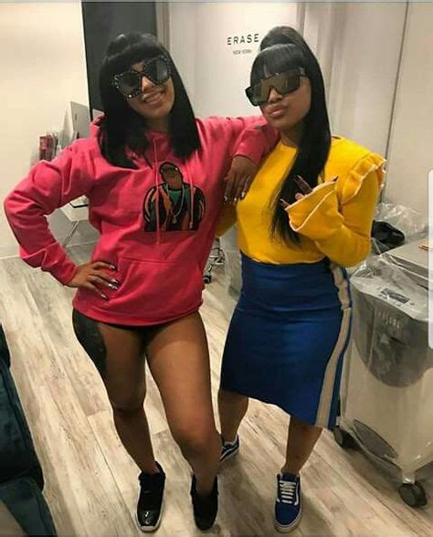 Cardi And Sis With Images Cardi B Sister Cardi B Photos Hennessy