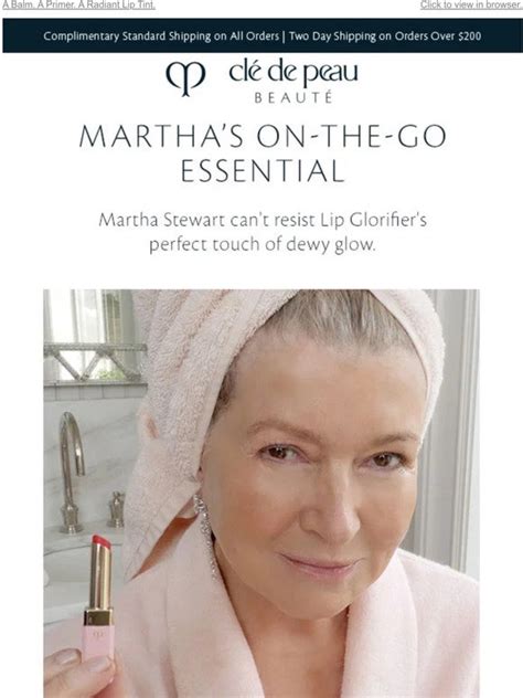 Cle De Peau Beaute Discover Martha Stewarts Lip Essential Milled