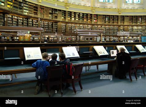 British Library Interior Reading Room Stock Photos And British Library