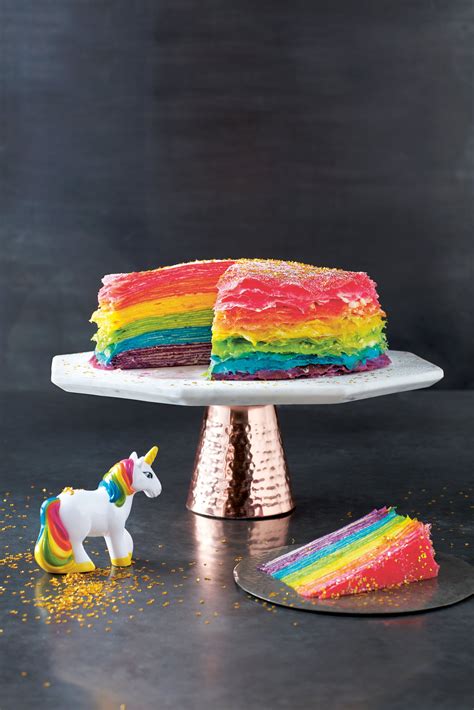 Rainbow Bakes Crepe Cake Recipe Popsugar Food