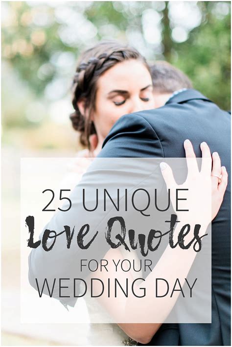 25 Unique Love Quotes For The Best Wedding Vows Decor Invitations