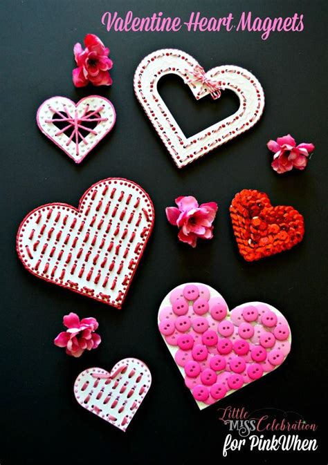 Valentine Heart Magnets Heart Magnets Valentine Heart Diy