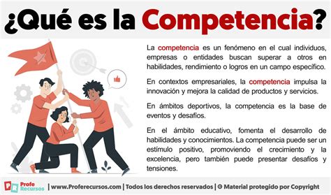 Qu Es La Competencia Definici N De Competencia