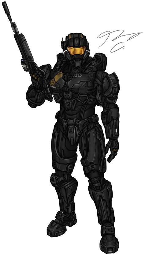 Commissioned By Mrskits Wanted A Finished Piece Of His Halo 5 Spartan