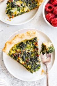 Spinach Quiche With Bacon Paleo Gluten Free Dairy Free