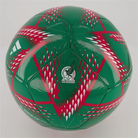 Adidas Al Rihla Club Mexico 2022 World Cup Green Soccer Ball Futfanatics
