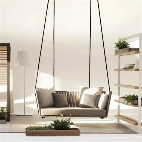 37 Indoor Hanging Sofa Designs To Add The Comfort Of Living Room