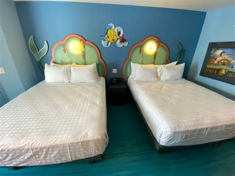 Photos Video Tour A Remodeled The Little Mermaid Room At Disneys