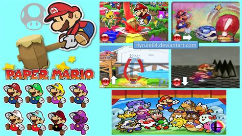 Paper Mario Super Smash Bros Moveset Updated By Hyrule64 On Deviantart