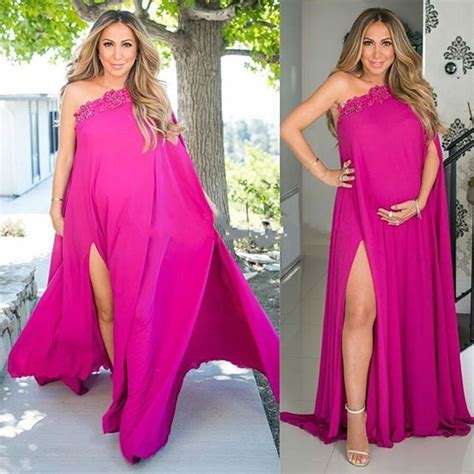 Unique Design Prom Dresses For Pregnant Woman Chiffon A Line With High