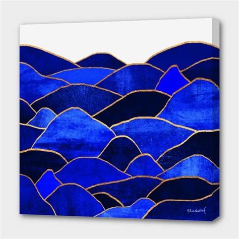 Blue Hills Canvas Print By Elisabeth Fredriksson Numbered Edition
