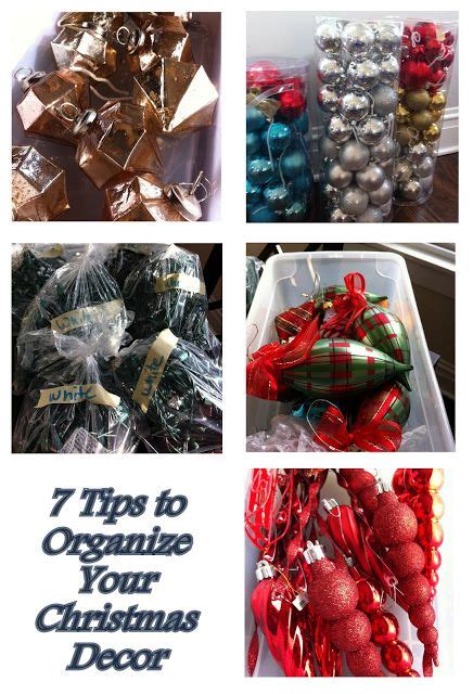 Inspired Living A Few Simple Tips For Organizing Christmas Decorations