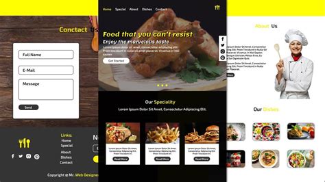 Learn How To Make Complete Responsive Food Restaurant Website Using Html Css Jquery Bootstrap