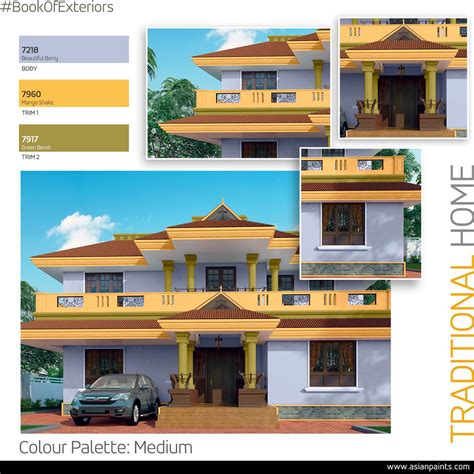 25 Inspiring Exterior House Paint Color Ideas Building Asian Paints