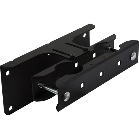 Peerless Av Mod Wp2 Modular Dual Pole Wall Plate Black Mod Wp2