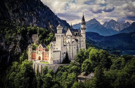 Famous Neuschwanstein Castle In Bavaria Germany Photograph