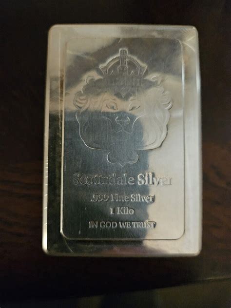 1 Kilo Scottsdale Stacker Silver Bar 2× 100 Gram Valcambi Packs Ebay