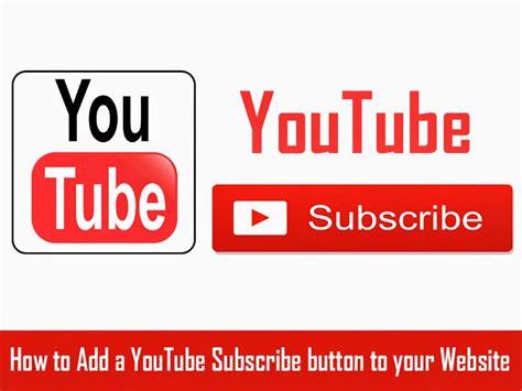 How To Add A Youtube Subscribe Button To Your Blogger
