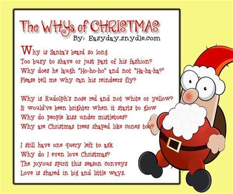 Famous Christmas Poems Easyday Funny Christmas Poems Merry