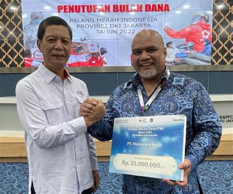 Nusantara Regas Dukung Bulan Dana Pmi Kepulauan Seribu Tahun 2022