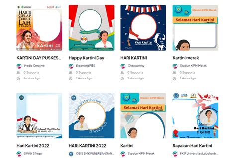 30 Link Twibbon Kartini Day Ucapan Selamat Hari Kartini 21 April 2022