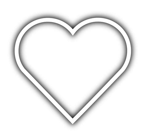 Simple Heart Outline Free Download On Clipartmag