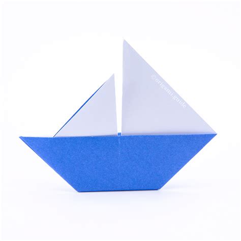Easy Origami Boat Square Paper Boat Paper Origami Simple Step N