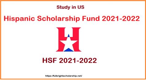 Hispanic Scholarship Fund 2021 2022 Hsf For International Students