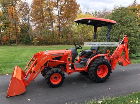 Kubota B2920 Tractor La364 Loader Bh65 Backhoe