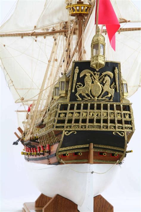 Ship Model Sovereign Of The Seas Of 1637 Sovereign Model Ships Sea