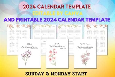 94 2024 Calendar Template Designs En Afbeeldingen
