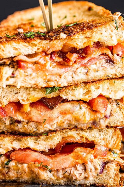 The Best Tuna Melt Sandwich How To Make A Bacon Tuna Grilled Cheese